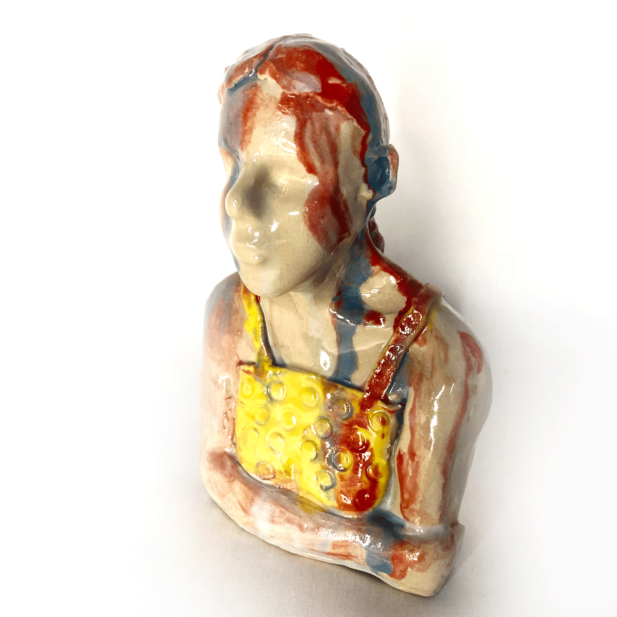 Stengods - Skulptur - Heart Sentinel - Unik Design Ylva Junfelt