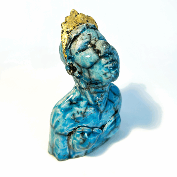 Stengods - Skulptur - Tender Warrior - Unik Design Ylva Junfelt