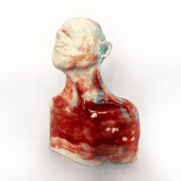 Stengods - Skulptur - Silent Devotion - Unik Design Ylva Junfelt