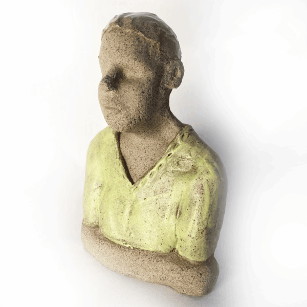 Stengods - Skulptur - Valiant Heart - Unik Design Ylva Junfelt