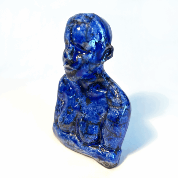 Stengods - Skulptur - Blue Soul - Unik Design Ylva Junfelt