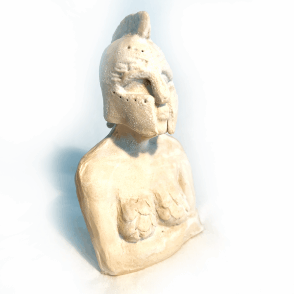 Stengods - Skulptur - Armored Heart - Unik Design Ylva Junfelt