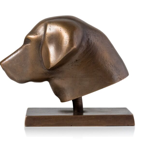 Brons Skulptur - Golden Retriever - Vad gör duuu - Nr 5 Design Mikael Andström