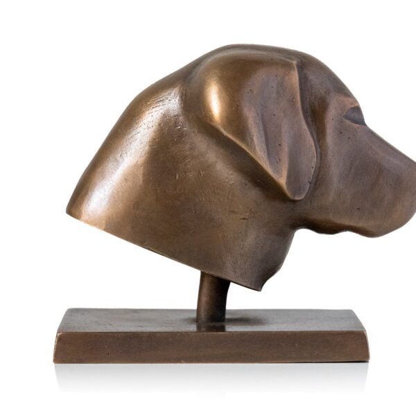 Brons Skulptur - Golden Retriever - Vad gör duuu - Nr 3 Design Mikael Andström