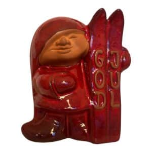 Nittsjö – LuvNisse med skidor God Jul – design Elaine Westh