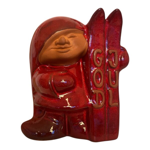 Nittsjö - Tomtar - LuvNisse  med skidor God Jul Design Elaine Westh