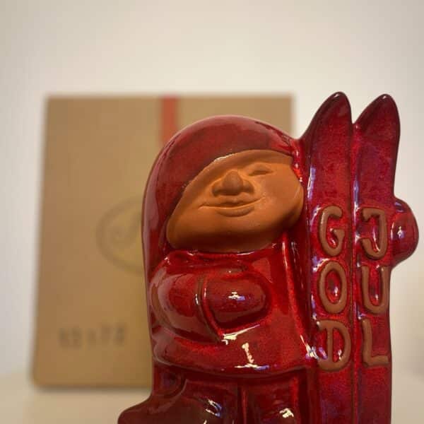 Nittsjö - Tomtar - LuvNisse  med skidor God Jul Design Elaine Westh