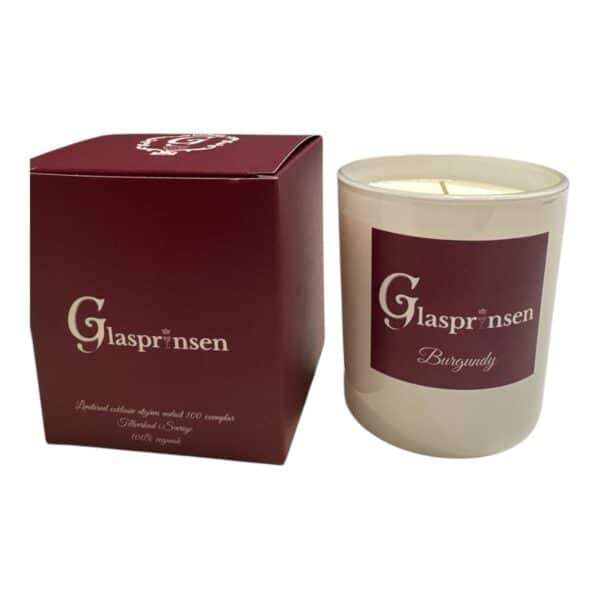 Glasprinsen Exklusivt Doftljus Burgundy – Lyxig Inredning i Limiterad Upplaga