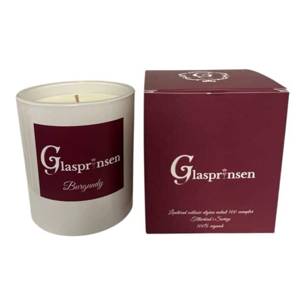 Glasprinsen Exklusivt Doftljus Burgundy – Lyxig Inredning i Limiterad Upplaga