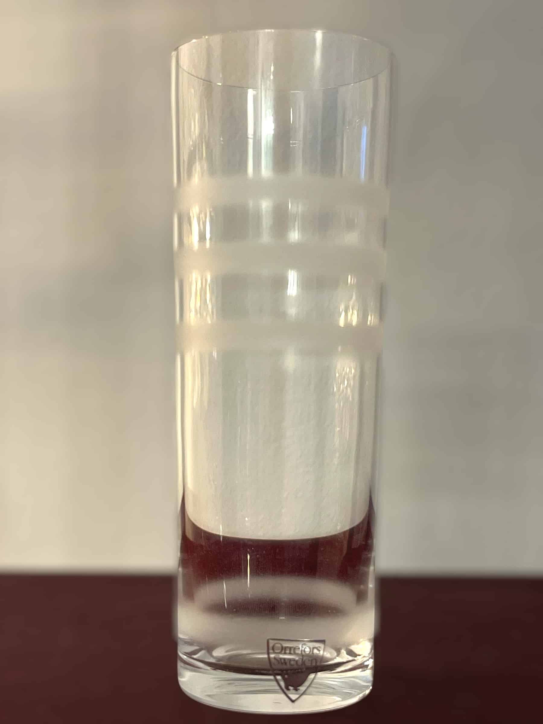 Orrefors  - Slowfox - Champagne glas Design Ingegerd R&aring;man