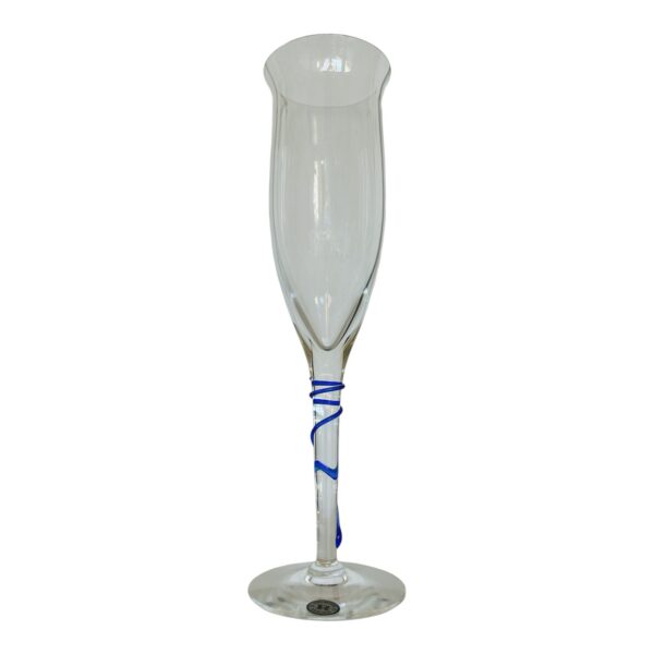 Reijmyre - Champagneglas i kristall - Cordon Blue - Vintage - Designer Tore Wretman