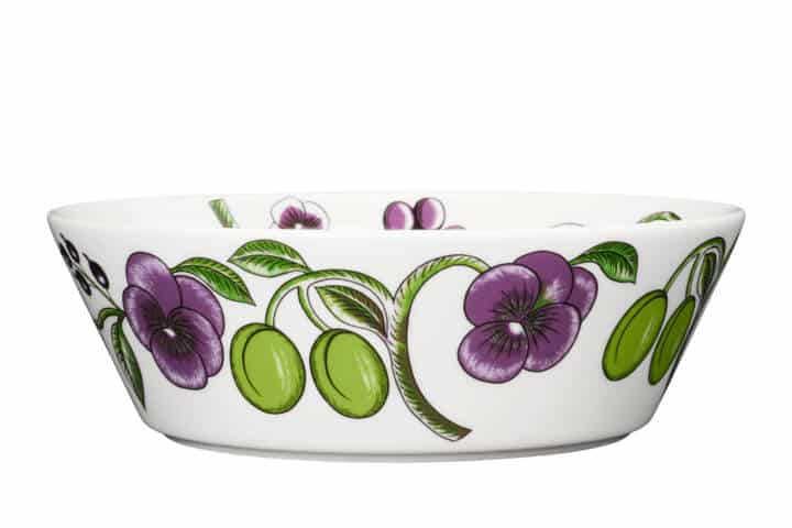 Arabia - Paratiisi Stor sk&aring;l 23 cm Purpur Design Birger Kaipianen