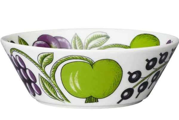 Arabia - Paratiisi 6 st Djupa Tallrikar / skålar 13 cm Purpur Design Birger Kaipianen