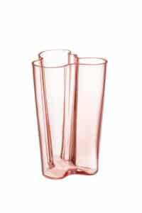 Iittala Aalto – vas laxrosa 25,1 cm – design Alvar Aalto
