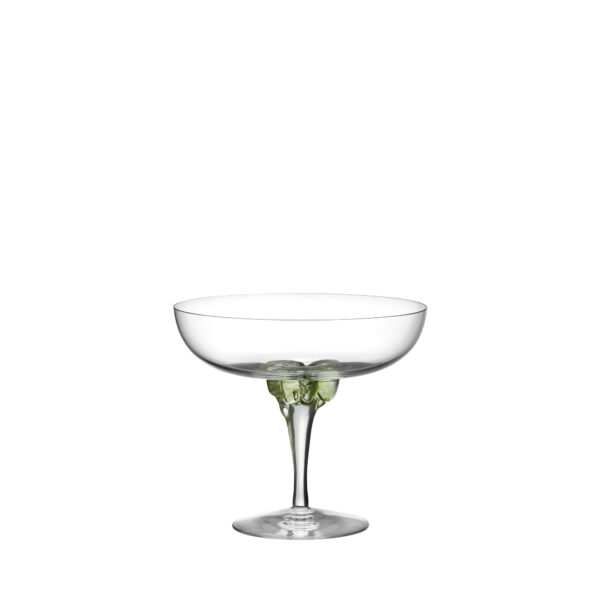 Kosta Boda - Sugar Dandy - Coupe / Champagne skål Grön Design Åsa Jungnelius