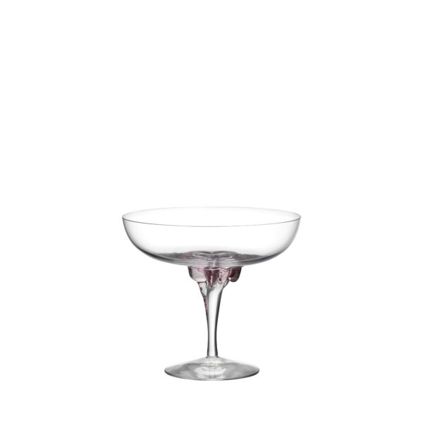 Kosta Boda - Sugar Dandy - Rosa Coupe / Champagne skål Pink Design Åsa Jungnelius