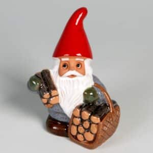 Rolf Berg – tomte med Vedkorg H 10 cm