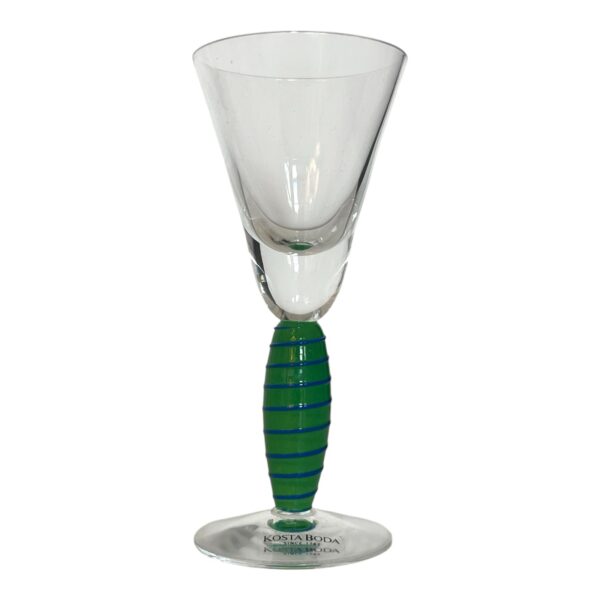 Kosta Boda - Epoque - Snaps glas Grön Design Anna Ehrner