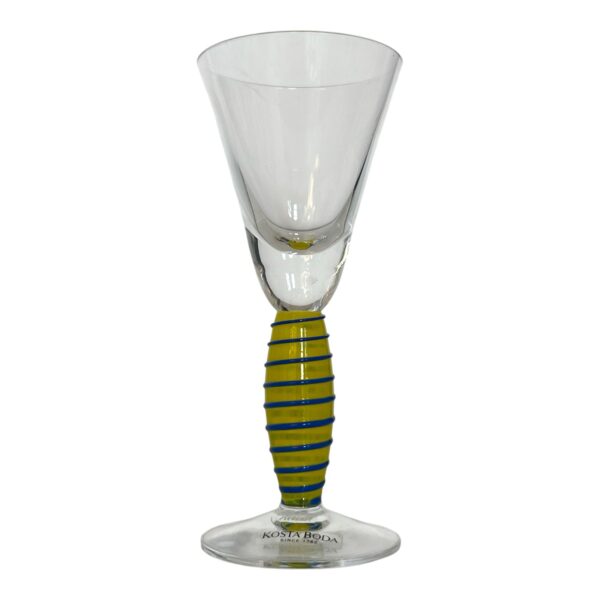 Kosta Boda - Epoque - Snaps glas gul Design Anna Ehrner