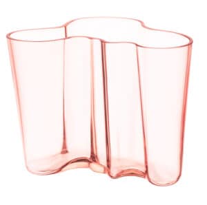 Iittala Aalto – vas laxrosa 16 cm – design Alvar Aalto