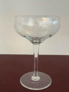 Kosta Boda - Kerstin - Champagneglas coupe i kristall - Vintage - Designer Edward Hald