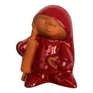 Nittsjö – tomte, luvnisse med brödkavel – design Elaine Westh