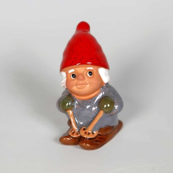 Rolf Berg Tomtebarn med Skidor H 7 cm