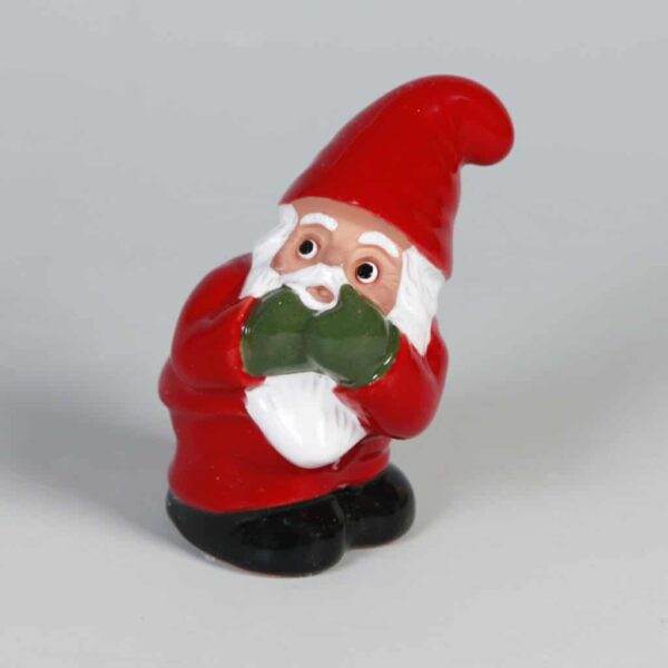 Rolf Berg Tomte Röd Blyger H 11 cm