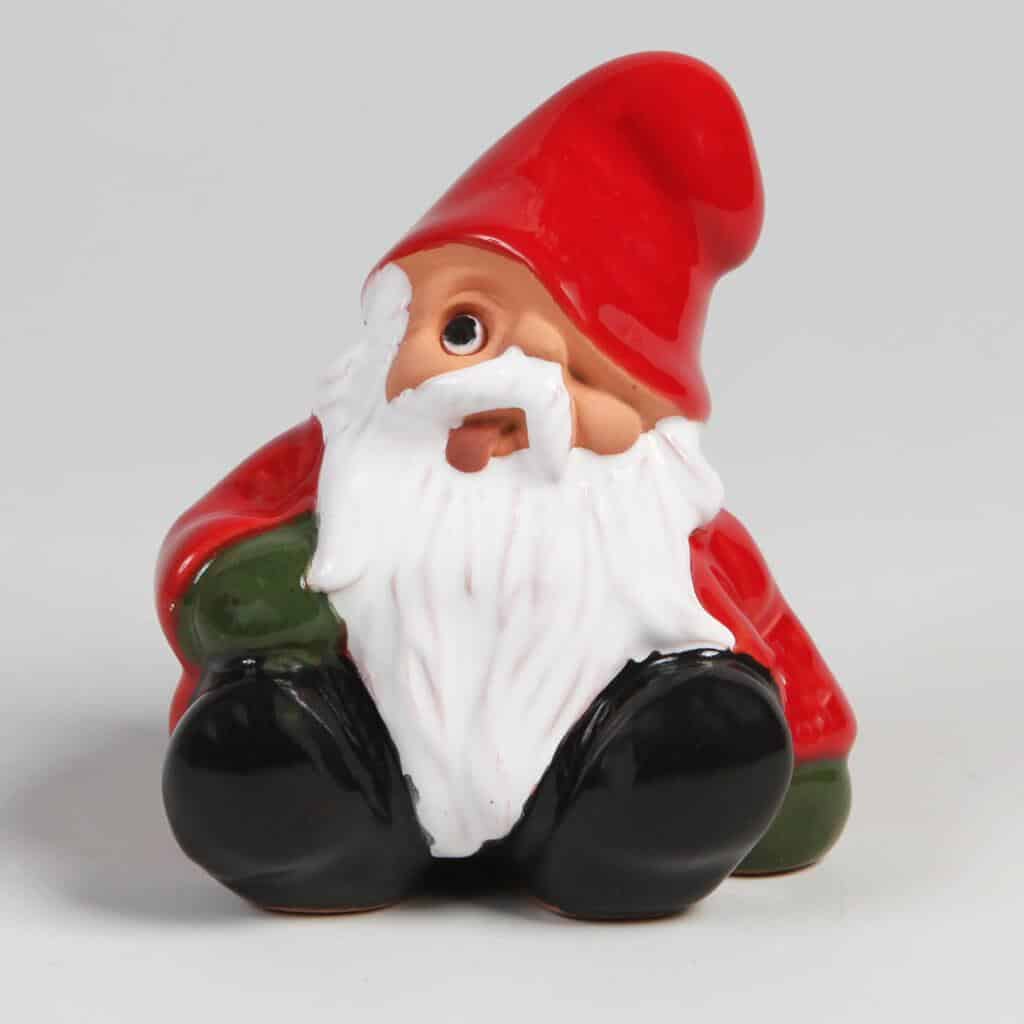 Rolf Berg Tomte Röd Toker H 9 cm