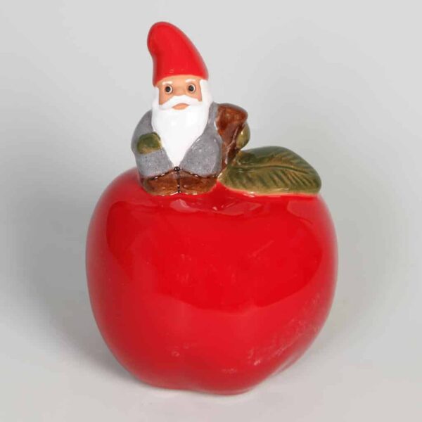 Rolf Berg Tomte på Äpple H 17 cm