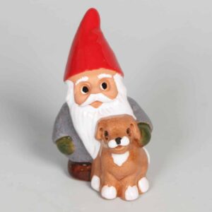 Rolf Berg - Microtomte med Hund H 8 cm Designer Rolf Berg