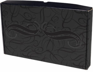 D&J - Presentkartong Svart 40x27x7