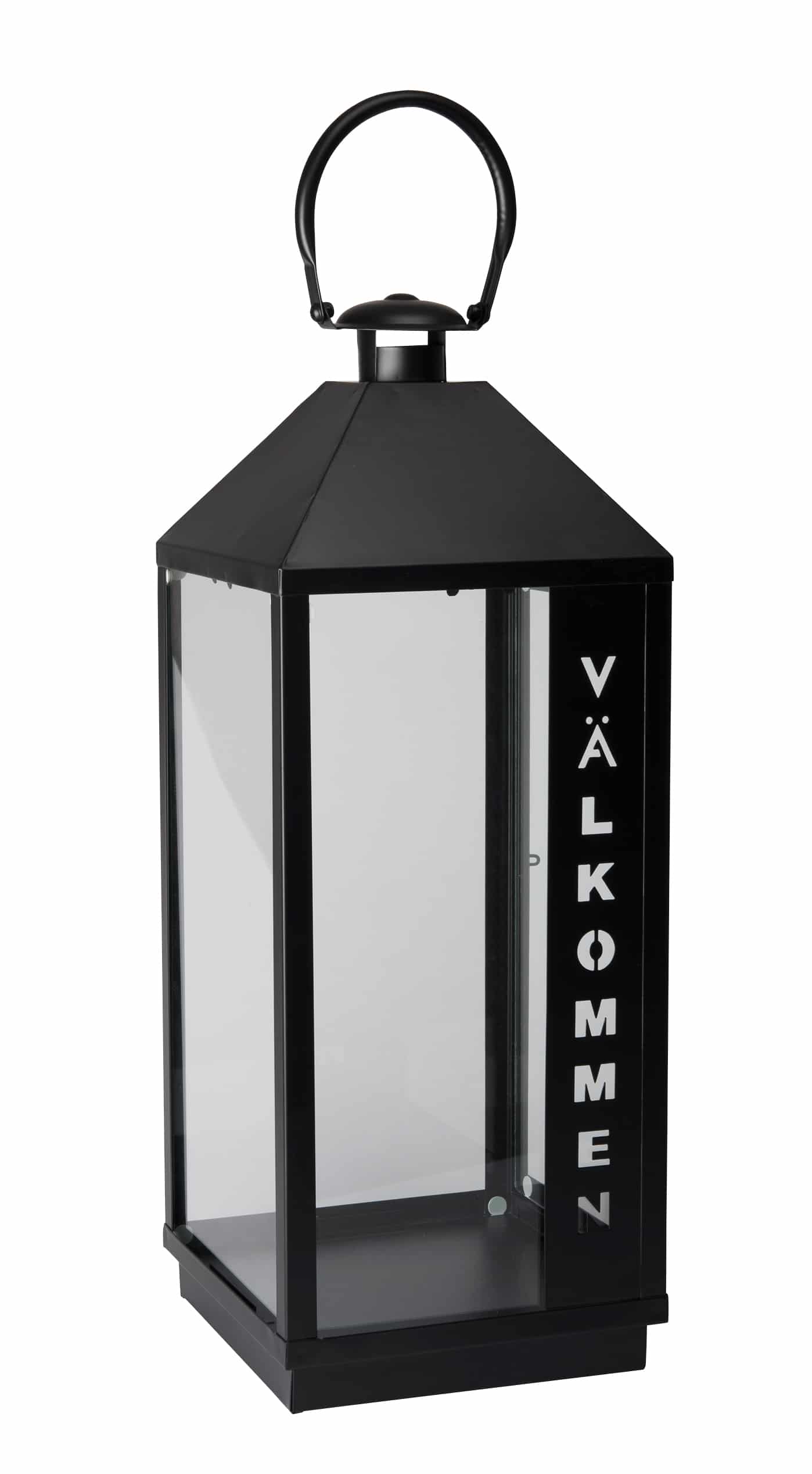 Dorre Vicky – lykta svart metall höjd 50 cm