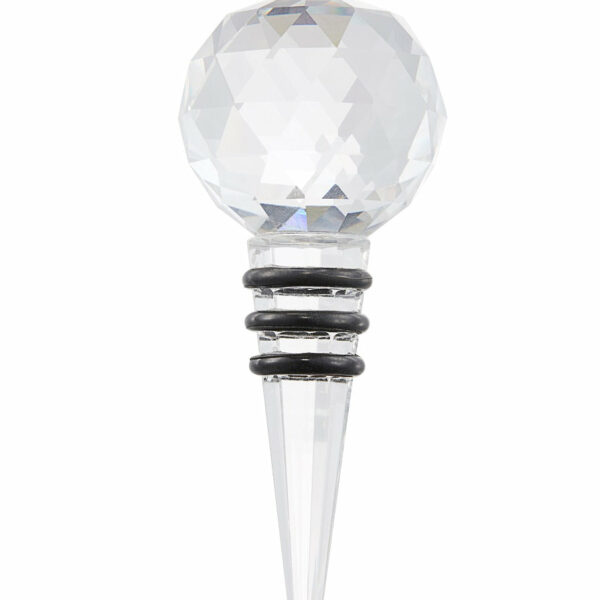 Dorre Glimmer Flaskkork glas rund 10 cm