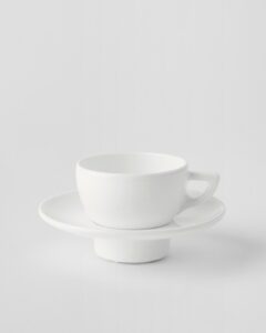 Gustavsberg Kärnvit Espressokopp med fat