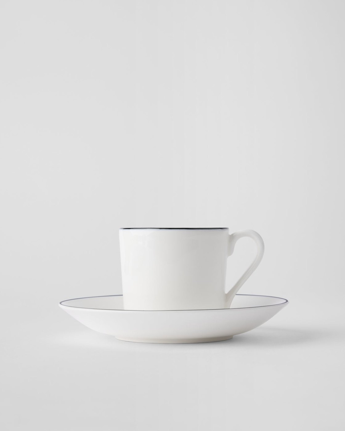 Gustavsberg Natur Snövit Kaffekopp med fat rak