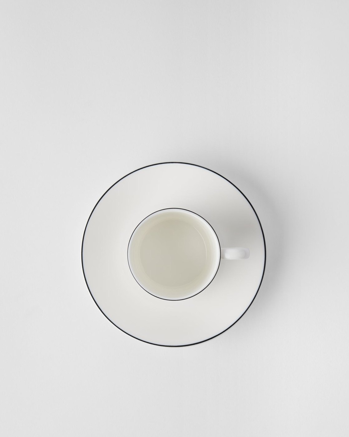 Gustavsberg Natur Snövit Kaffekopp med fat rak