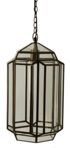 Hallbergs Mirage XL Taklampa oxid/glas 140 cm kabel