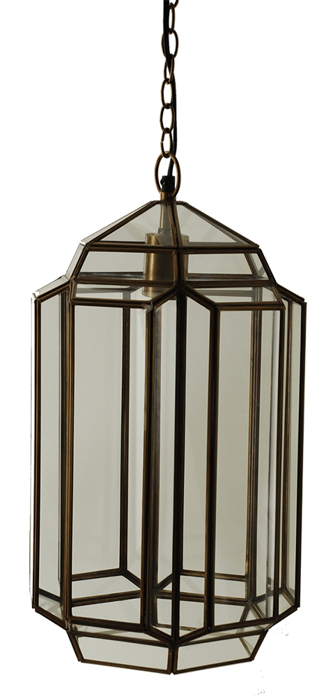 Hallbergs Mirage XL Taklampa oxid/glas 140 cm kabel