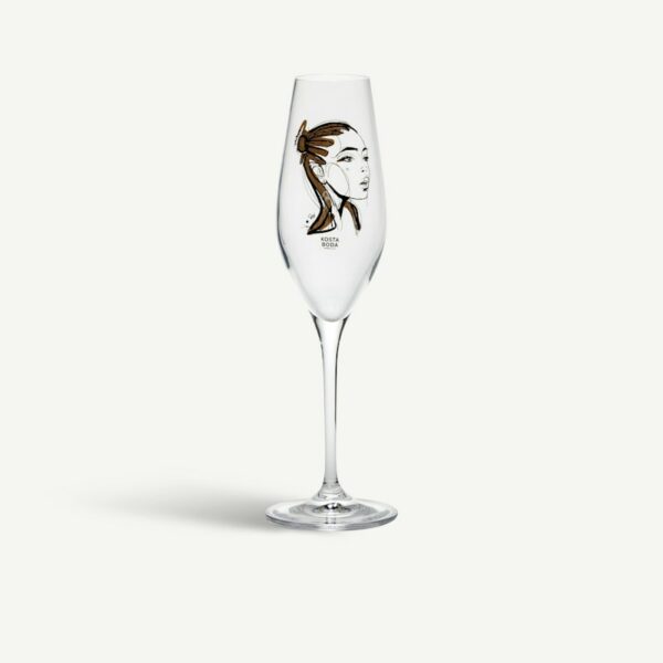 Kosta Boda All about you 2-pack Champagneglas Forever yours 24 cl Designer Sara Woodrow