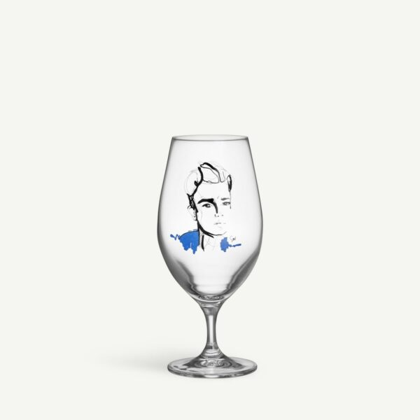 Kosta Boda All about you 2-pack Ölglas Celebrate Him blåklintsblå 40 cl Designer Sara Woodrow