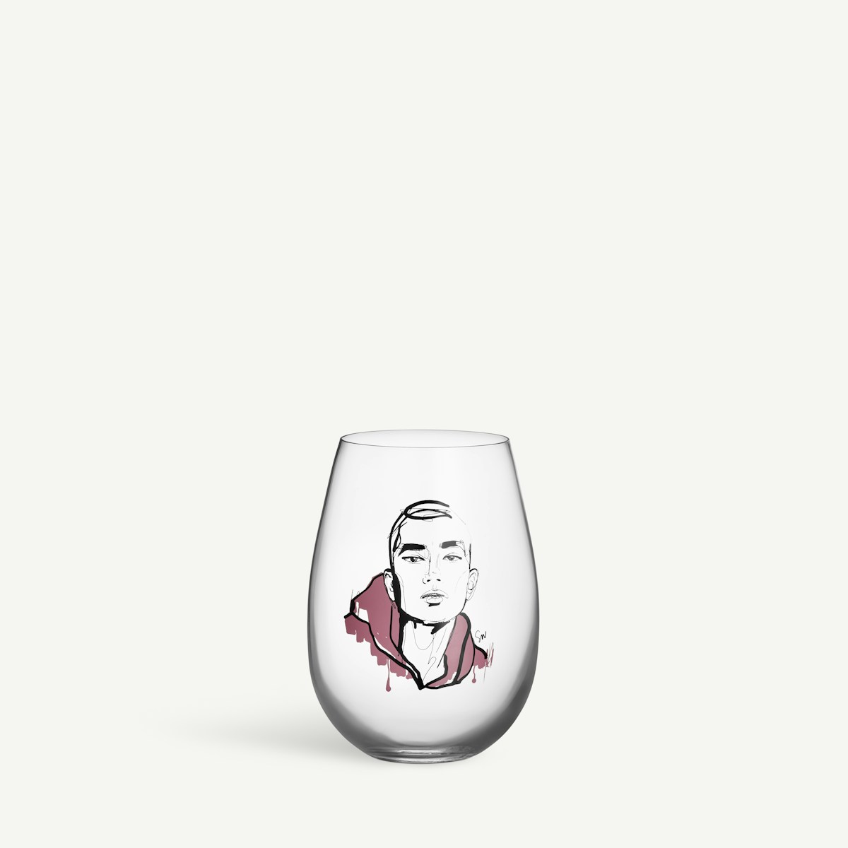 Kosta Boda All about you 2-pack Tumblerglas Close to Him soft pink 57 cl Designer Sara Woodrow