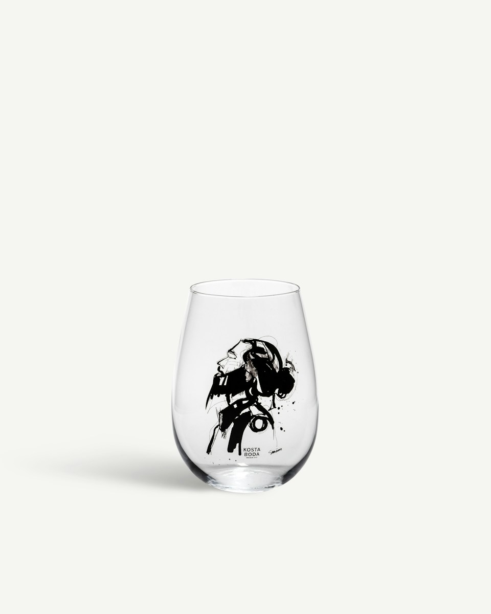 Kosta Boda All about you 2-pack Tumblerglas Love him 57 cl Designer Sara Woodrow