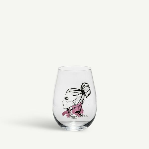 Kosta Boda All about you 2-pack Tumblerglas Want you 57 cl Designer Sara Woodrow