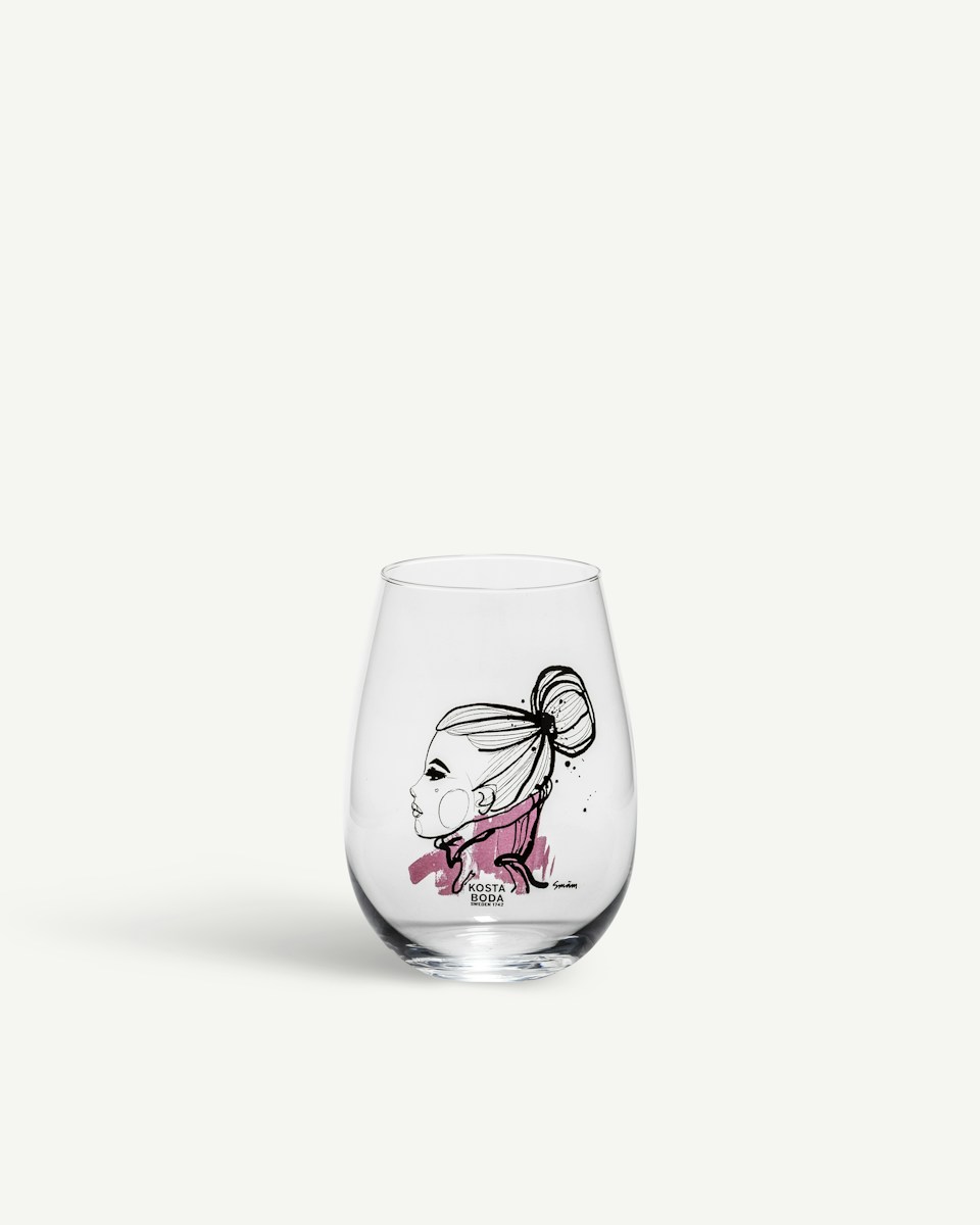 Kosta Boda All about you 2-pack Tumblerglas Want you 57 cl Designer Sara Woodrow