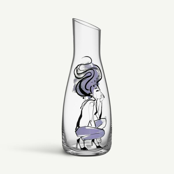 Kosta Boda All about you Karaff Her 100 cl Designer Sara Woodrow