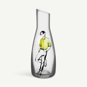 Kosta Boda - All about you - Karaff Welcome Him 100 cl gul Designer Sara Woodrow