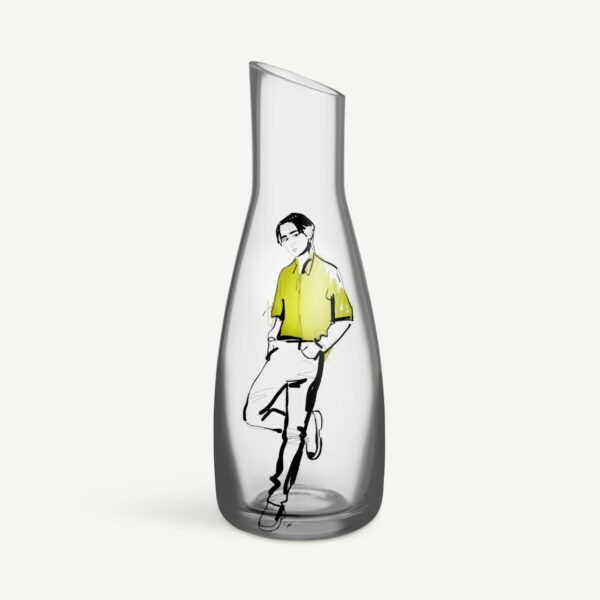Kosta Boda All about you Karaff Welcome Him 100 cl gul Designer Sara Woodrow