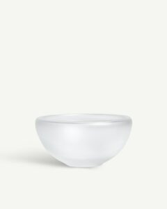 Kosta Boda Beans Skål frostad BV AC-21 Designer Bertil Vallien