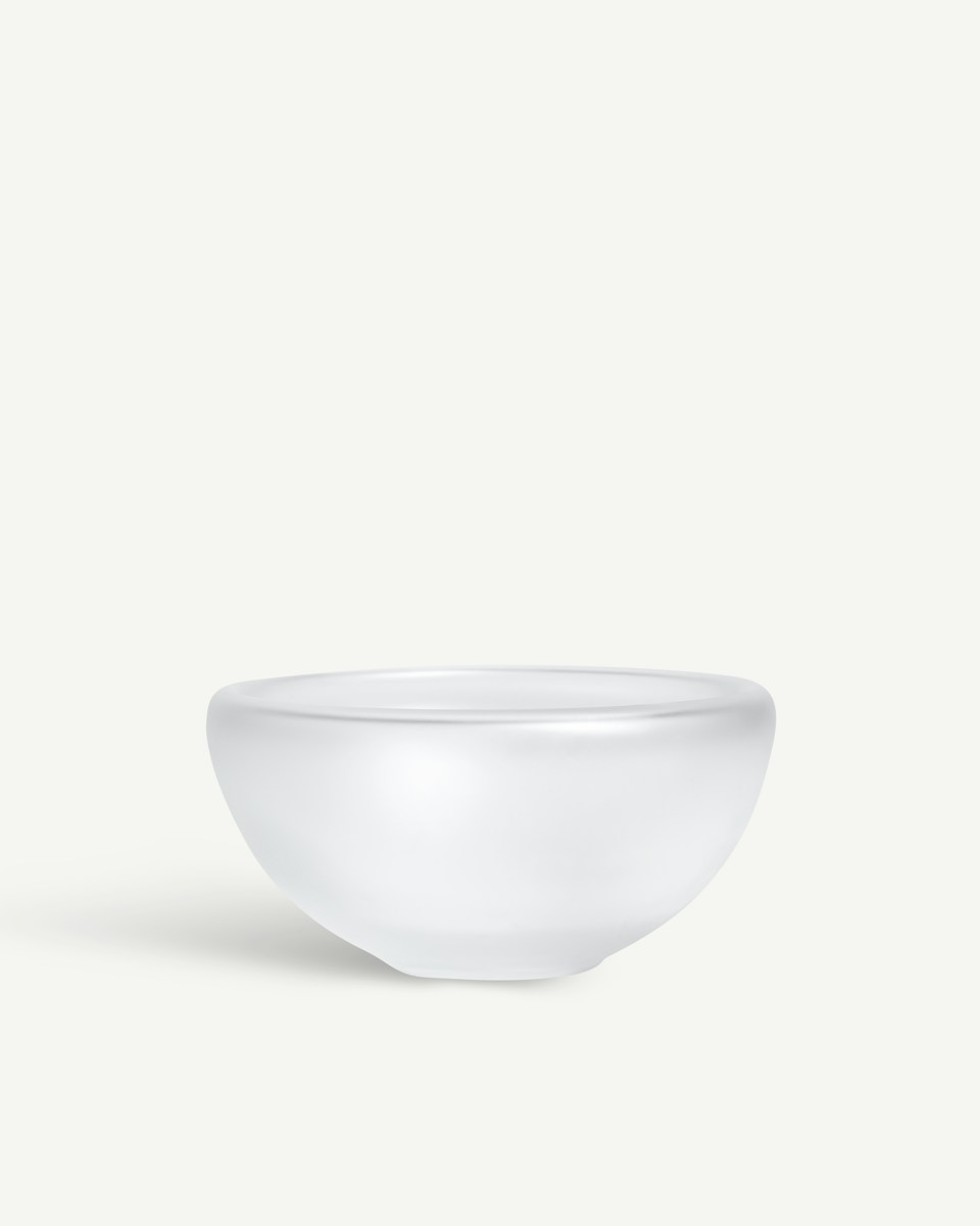 Kosta Boda Beans Skål frostad BV AC-21 Designer Bertil Vallien